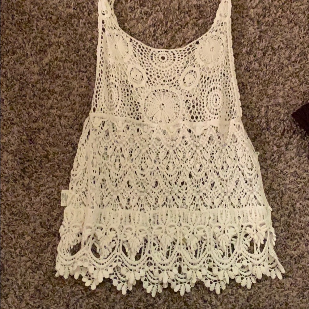 Lace tank top